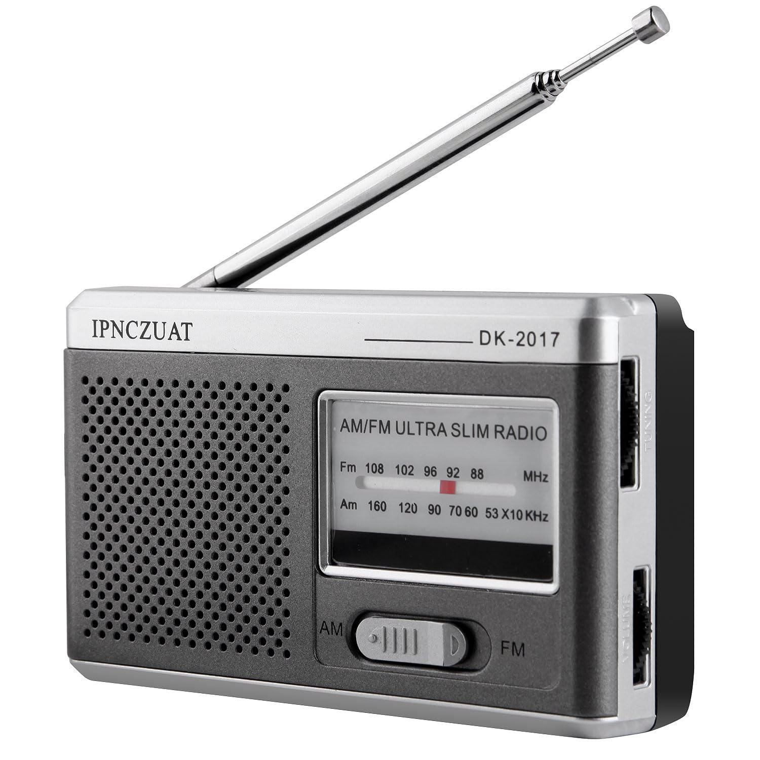IPNCZUAT-DK-2017 Portable Mini Radio, AM FM Transistor with Loud